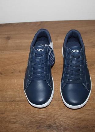 Шкіряні  кеди lacoste carnavy evo bl 1 sfa, 37 розмір