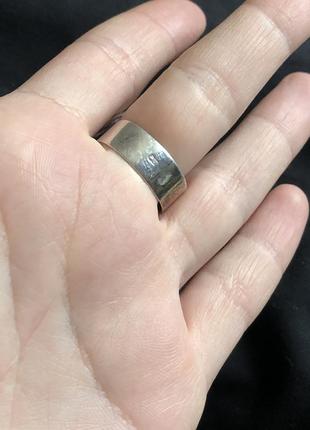 Серебряное винтажное кольцо с лазуритом3 фото