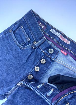 Мужские зауженные джинсы на пуговицах 30р (16)4 фото