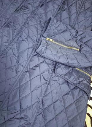 ,🔥🔥супер батал!🔥 стильная стёганая демисезонная куртка-трапеция,62-66разм8 фото