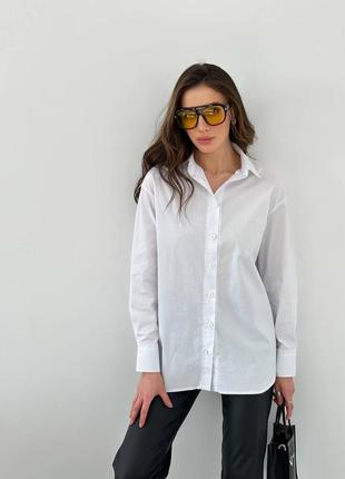 Белая рубашка one size