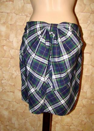 Нова цікава мініспідниця з бантом topshop р-р 40/8/12