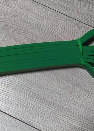 Резові петлі фітнес гумки для підтягування стрічки еспандери джгут 22ммм - 9-28кг зелений