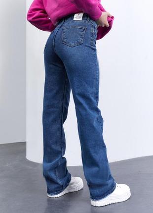Стрейчевые серые джинсы-трубы варенки со стандартной посадкой5 фото