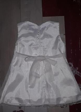 Шикарное платье с цветами nikita на 1-3 года5 фото