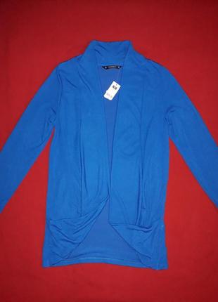 Легкий кардиган кофточка з віскози та поліестеру від dunnes красивого синього кольору