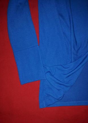 Легкий кардиган кофточка из вискозы и полиэстера от dunnes красивого синего цвета3 фото