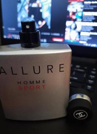 Chanel allure homme sport 100 мл  шанель алюо хомм спорт мужская туалетная вода духи1 фото