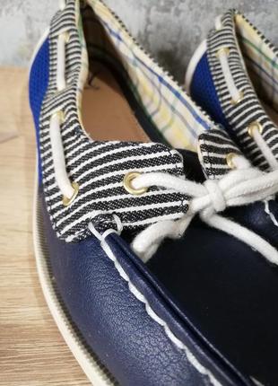 Женские текстильные туфли топсайдеры mantaray8 фото