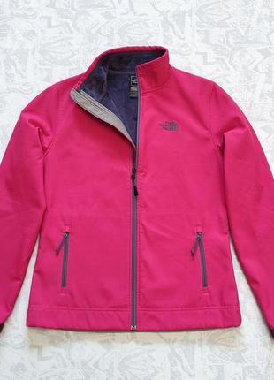 Tnf термо куртка на флисе the north face xs оригинал ветровка софтшелл