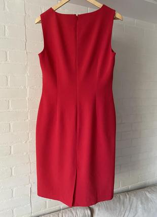Красное платье hobbs размер 12 uk2 фото