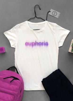 Футболка youstyle euphoria 0543 xxl white