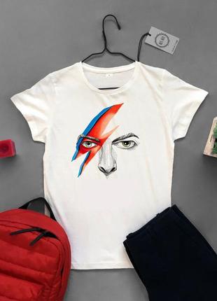 Футболка youstyle bowie eyes 0536 m white