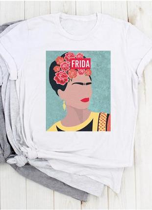 Футболка youstyle frida colors 0554 m white