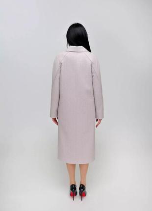 Актуальное женское шерстяное демисезонное пальто4 фото