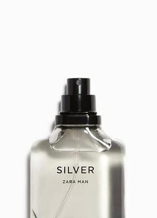 Zara аромат для чоловіків silver 30 ml4 фото
