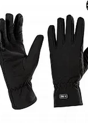 Перчатки / рукавички winter soft shell black "m-tac" - m ; xl