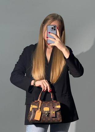 Сумка в стилі  louis vuitton madeleine bb brown caramel