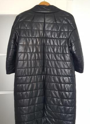 Кожаное пальто от украинского бренда anvi4 фото
