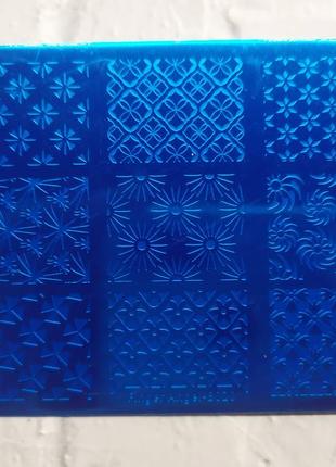 Пластина для стемпинга стемпинга дизайна ногтей маникюра стемпинг пластины штамп лак холдер стемпинг