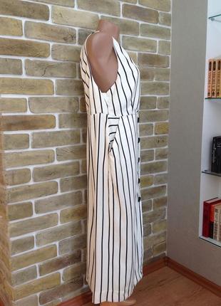 Нове плаття фартух-сорафан у смужку з кишенями 100% віскоза розмір 126 фото