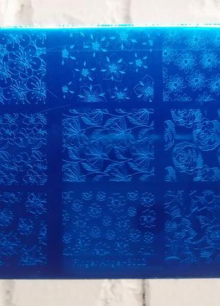 Пластина для стемпинга стемпинга дизайна ногтей маникюра стемпинг пластины штамп лак холдер стемпинг