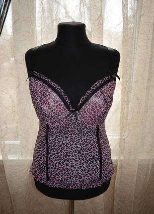 Корсет, анималье, хижий принт, 90c