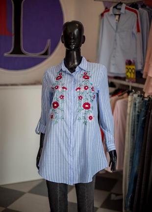 Классная рубашка в полосу с вышивкой от missgided