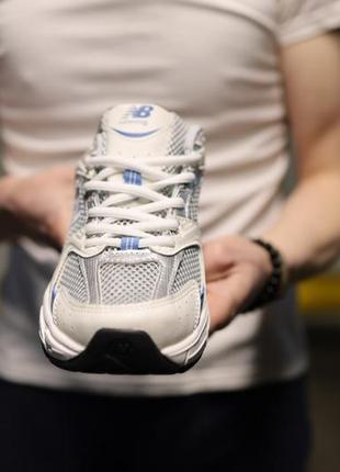 Весняні, спортивні кросівки new balance 530 white blue3 фото