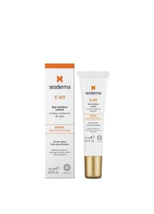 Крем контур навколо очей sesderma c-vit eye contour cream 15 ml