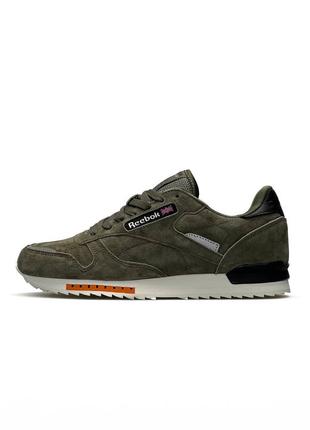 reebok classic suede khaki 2109 114308243 zapatillas de running Reebok talla 44 negras