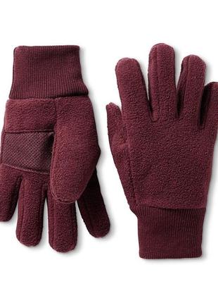 Флісові антиковзні рукавички, розмір на зріст: 134-152