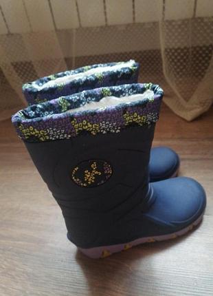 Сапоги резиновые на утеплителе италия размер 28/29