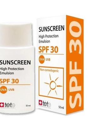 Сонцезахисний флюїд spf30 tete cosmeceutical 50 мл