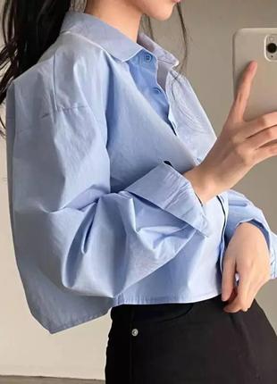 Рубашка с асимметричной спинкой, мод лав 560