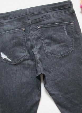 Шикарные стрейчевые джинсы скинни с рваностями miss selfidge 💜❄️💜4 фото