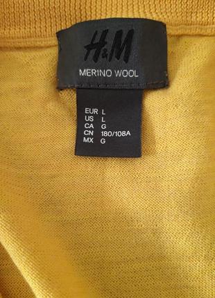 Тонкий свитер, джемпер из шерсти мериноса5 фото