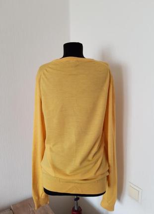 Тонкий свитер, джемпер из шерсти мериноса3 фото