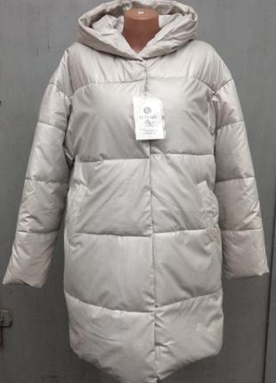 Жіноче демісезон-зима полупальто, куртка l, xl, 2xl - 1170