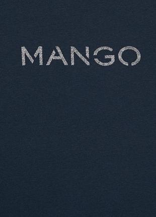 Mango -60% футболка с логотипом s3 фото