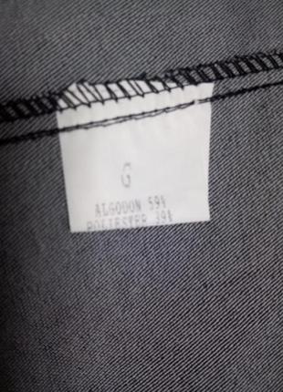 Джинсовое платье стрейч миди прямого кроя размер uk 8-106 фото
