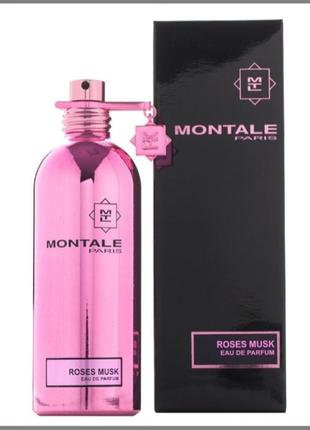 Montale roses musk оаэ парфюмированная вода 100 ml духи монталь розе муск розовый мускус роузес масок женский2 фото