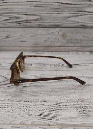 Сонцезахисні окуляри вінтажні, круглі, коричневі, унісекс у пластиковій оправі4 фото