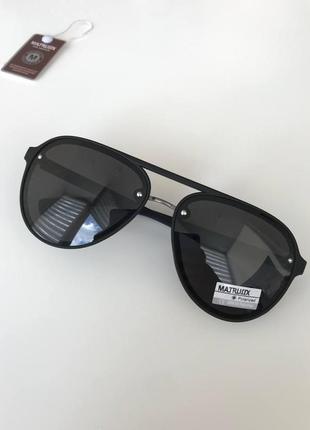 Стильные мужские солнцезащитные очки matrix polarized матрикс антибликовые с поляризацией