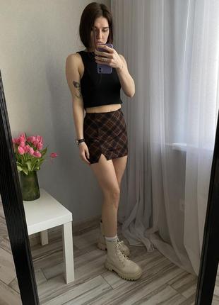 Мини юбка женская юбочка короткая h&m