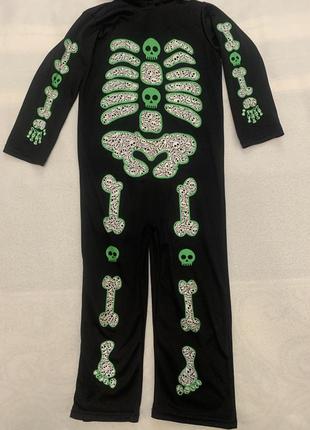 Карнавальний костюм кігурумі скелета розмір на 5-6 років2 фото