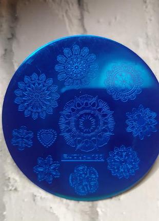 Пластина для стемпінгу стемпінга дизайну нігтів манікюру стемпінг пластини штамп лак холдер стемпинг