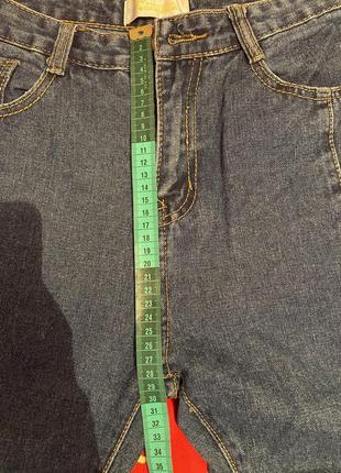 Короткие джинсы по типу мом4 фото