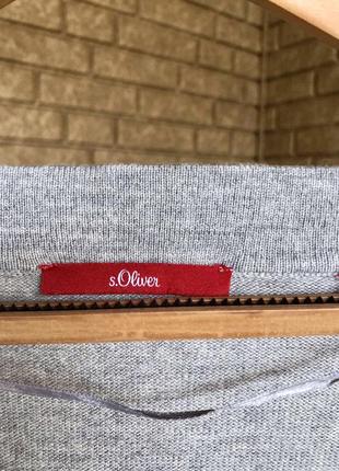 Базовий сірий пуловер oliver оверсайз 5