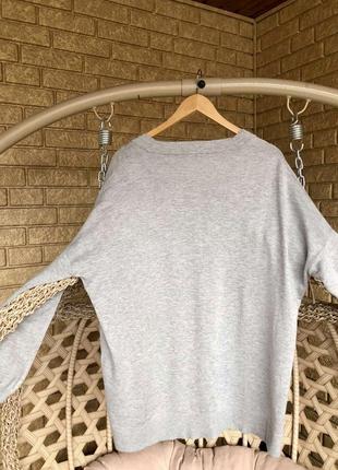 Базовий сірий пуловер oliver оверсайз7 фото